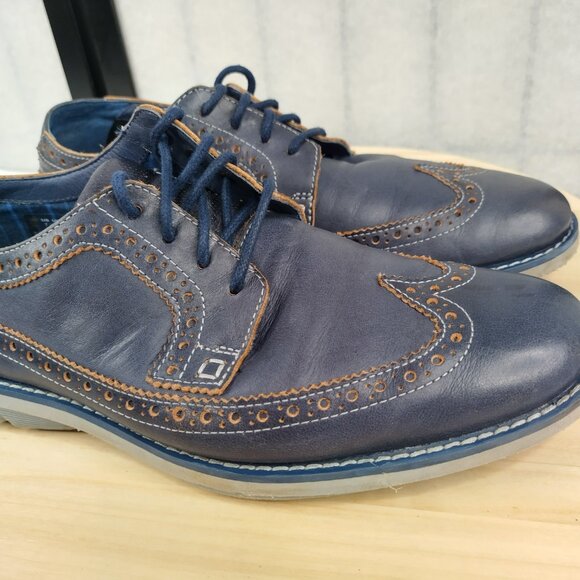 Timberland Earthkeepers Sensorflex Technology Oxford Wing Tip Blue Men US 7 - Picture 2 of 13